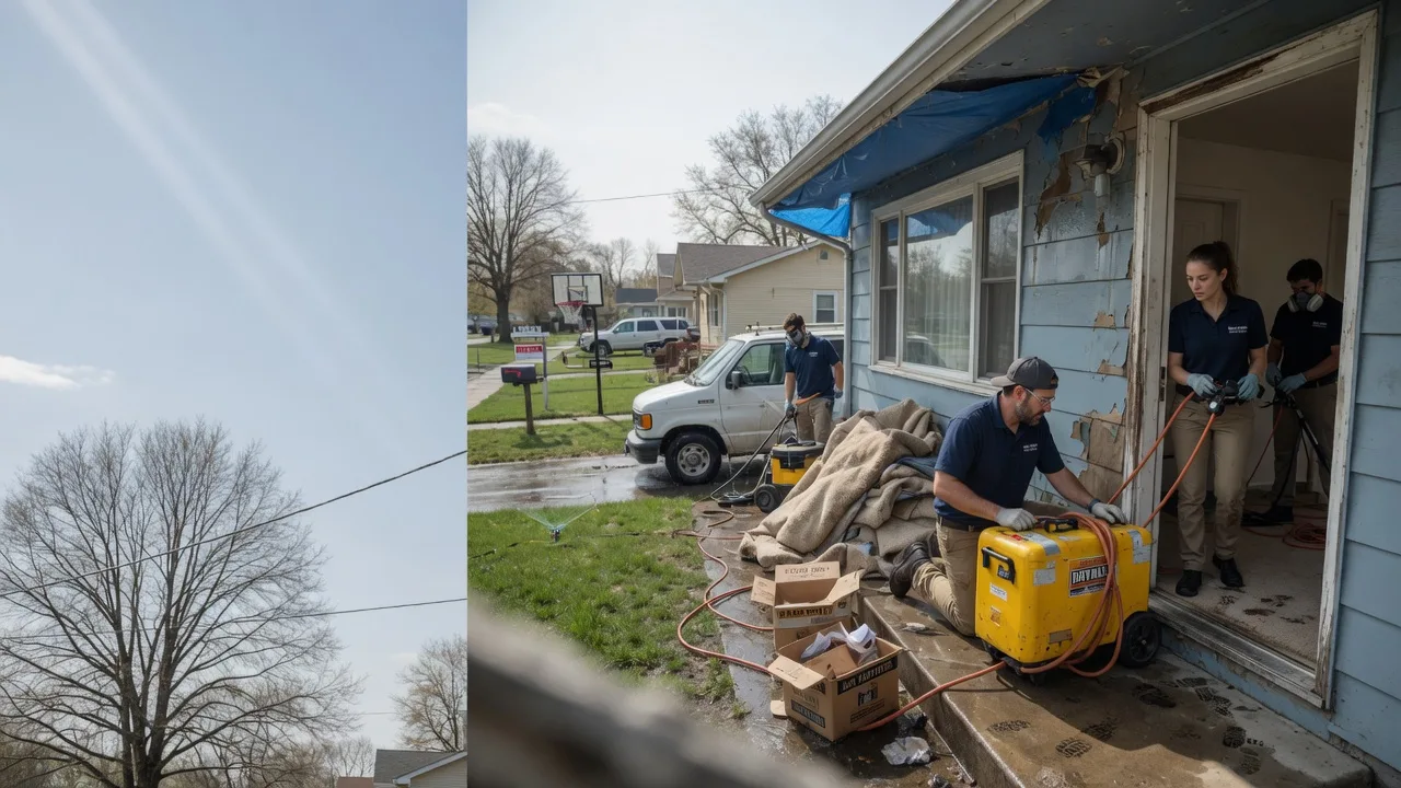 Basement Flood Cleanup in Miamiville, OH near me